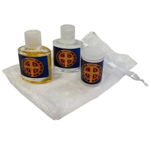 KT750561 - Kit São Bento - Água Benta + Sal Grosso + Óleo