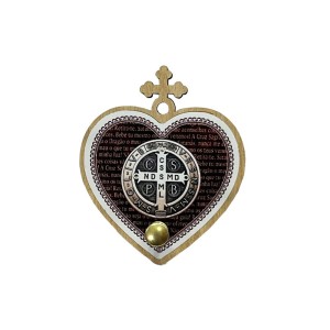 PO2130100 - Porta Terço de São Bento - 9x7,5cm