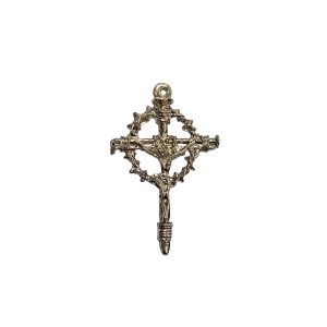 CZ861759 - Crucifixo Metal Níquel - 5,6x3,5cm