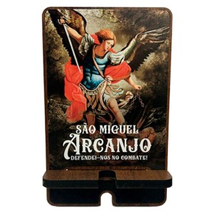 DR11885 - Porta Celular São Miguel Arcanjo MDF - 15,5x10cm