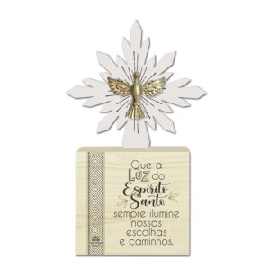 DF1980280 - Pedestal Divino Espírito Santo - 22x11cm