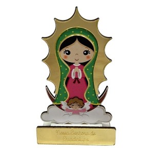 PE721793 - Pedestal N. Sra. De Guadalupe MDF - 13,5x8,5cm