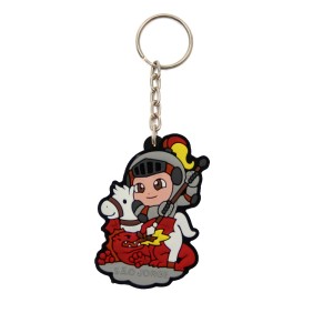 CH50419 - Chaveiro São Jorge Emborrachado - 11x4,5cm
