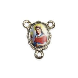 ET1671017P5 - Entremeio Santa Bárbara Resinado c/ 5un. - 1,9x1,5cm