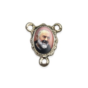 ET1671440P5 - Entremeio São Padre Pio de Pietrelcina Resinado c/ 5un. - 1,9x1,5cm