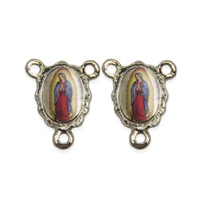 ET1672007P5 - Entremeio N. Sra. de Guadalupe Duplo Resinado c/ 5un. - 1,9x1,5cm