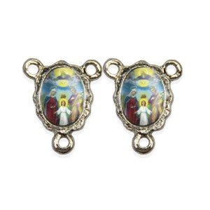 ET1672802P5 - Entremeio Sagrada Família Duplo Resinado c/ 5un. - 1,9x1,5cm