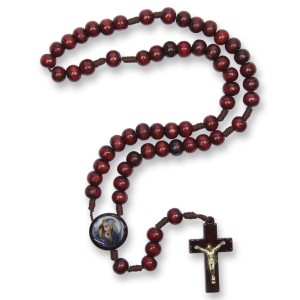 TE940014 - Terço N. Sra. Das Dores Madeira - 37cm