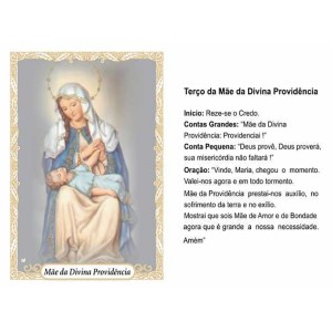 OG14033P100 - Oração Mãe da Divina Providência c/ 100un. - 9,5x6,5cm